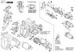 Bosch 0 603 356 732 Pbh 200 Fre Rotary Hammer 230 V / Eu Spare Parts